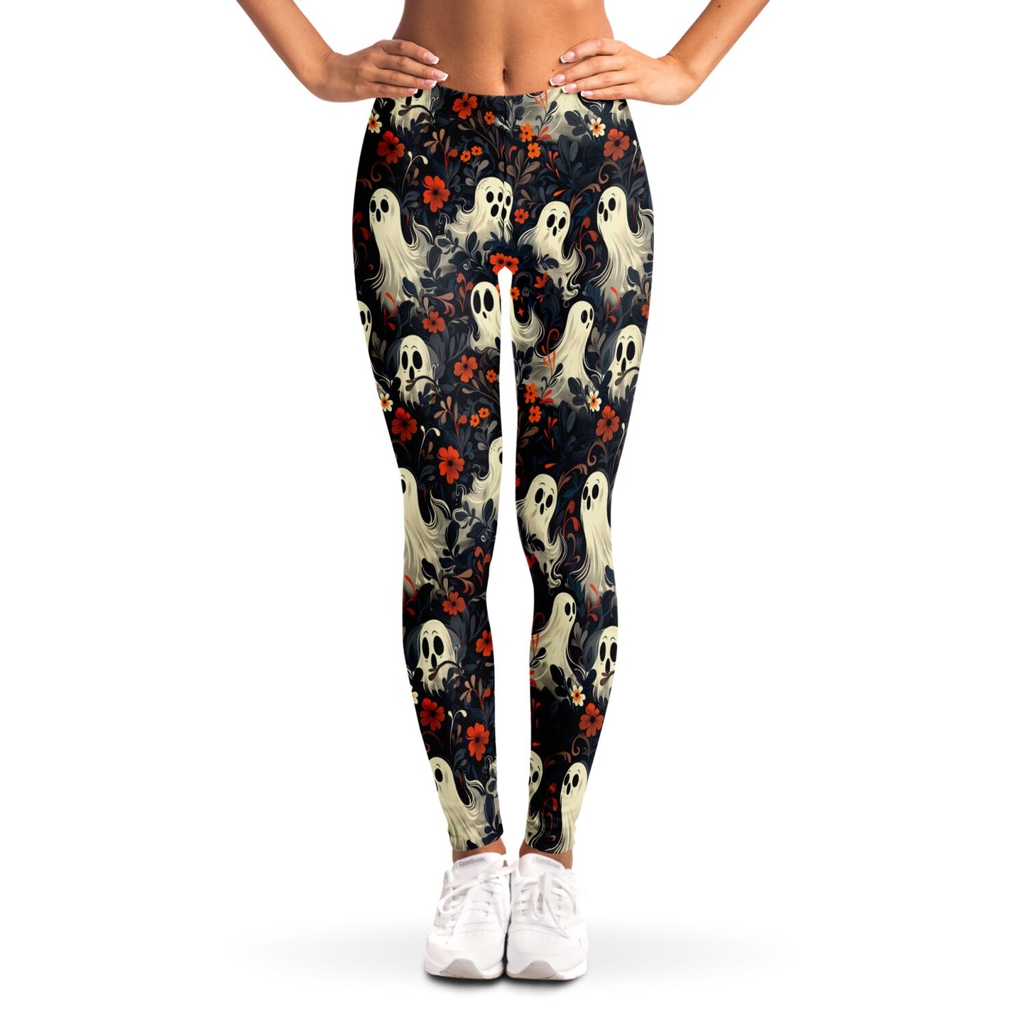 Flowerly Haunters - Leggings AOP