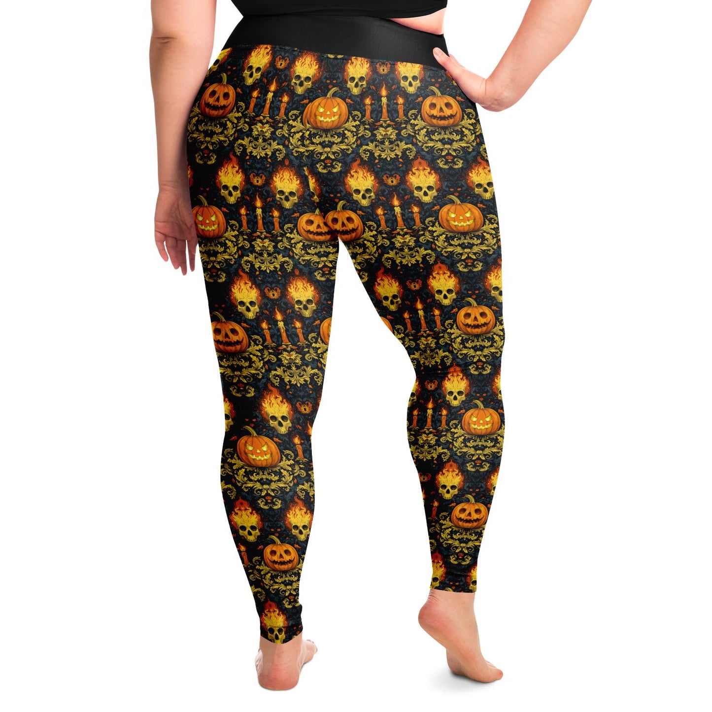 Candlejacks - 2X - 6X Leggings - AOP