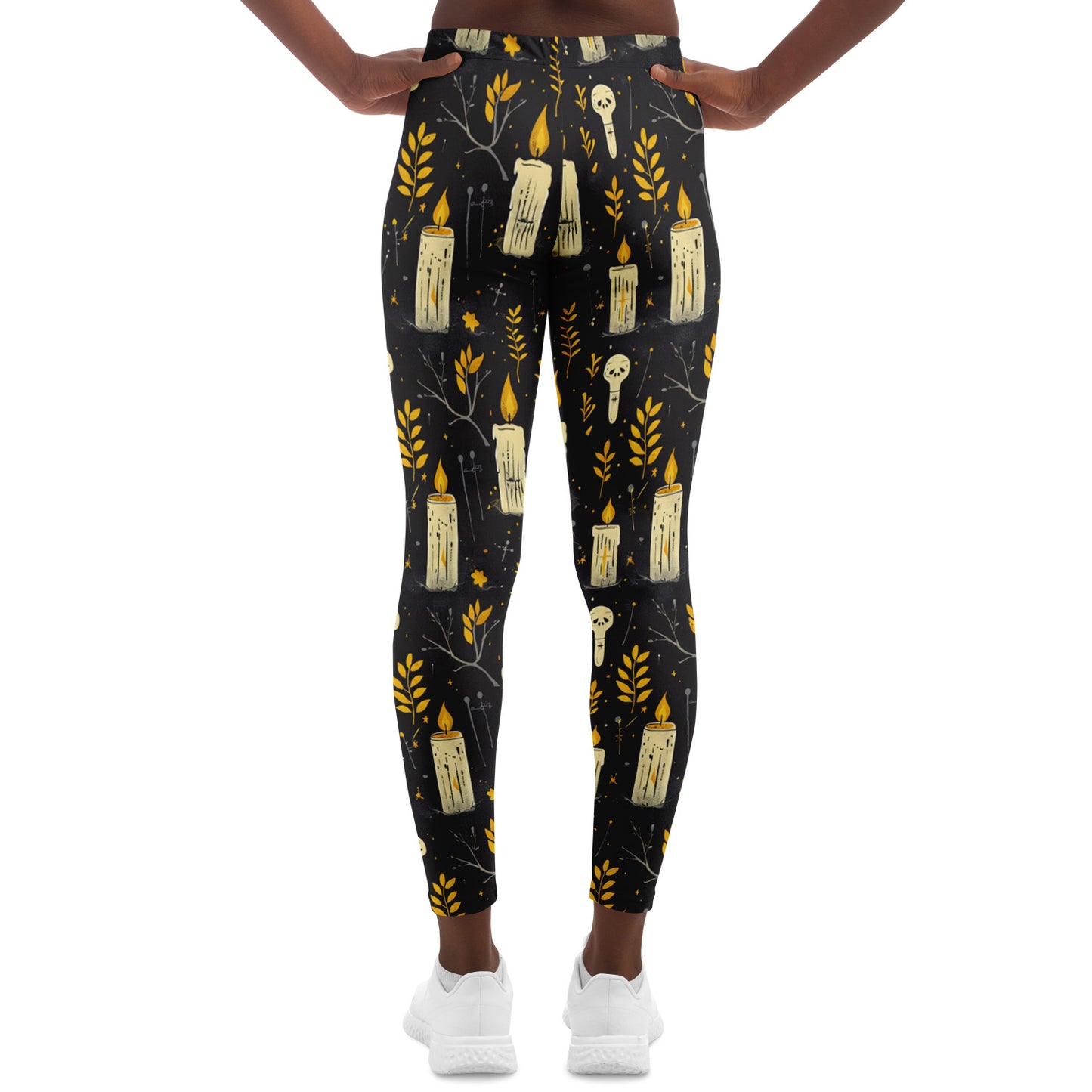 Candles and Skullchins - Leggings AOP