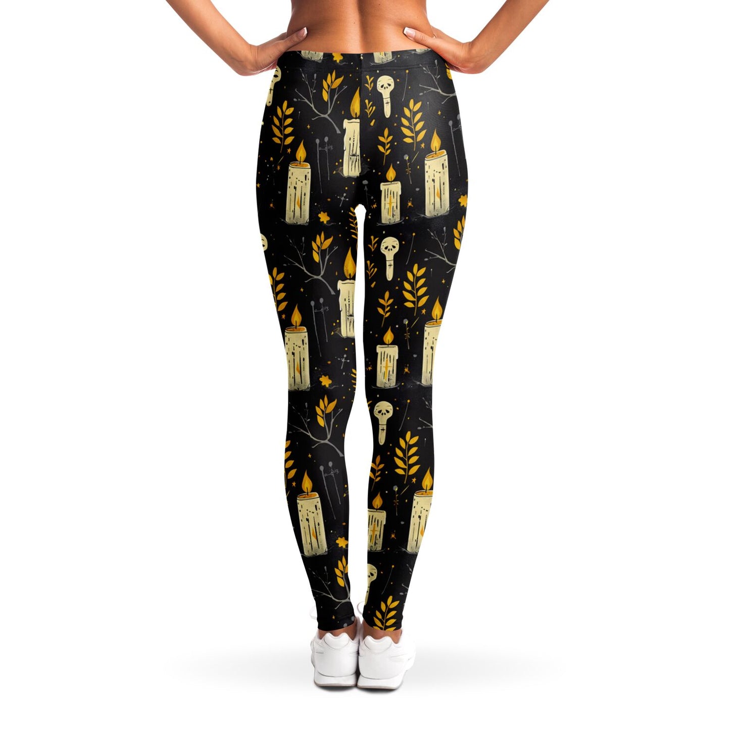 Candles and Skullchins - Leggings AOP