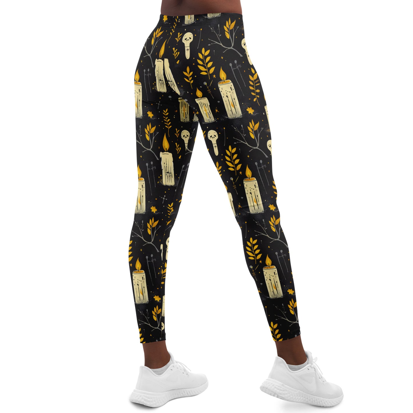 Candles and Skullchins - Leggings AOP