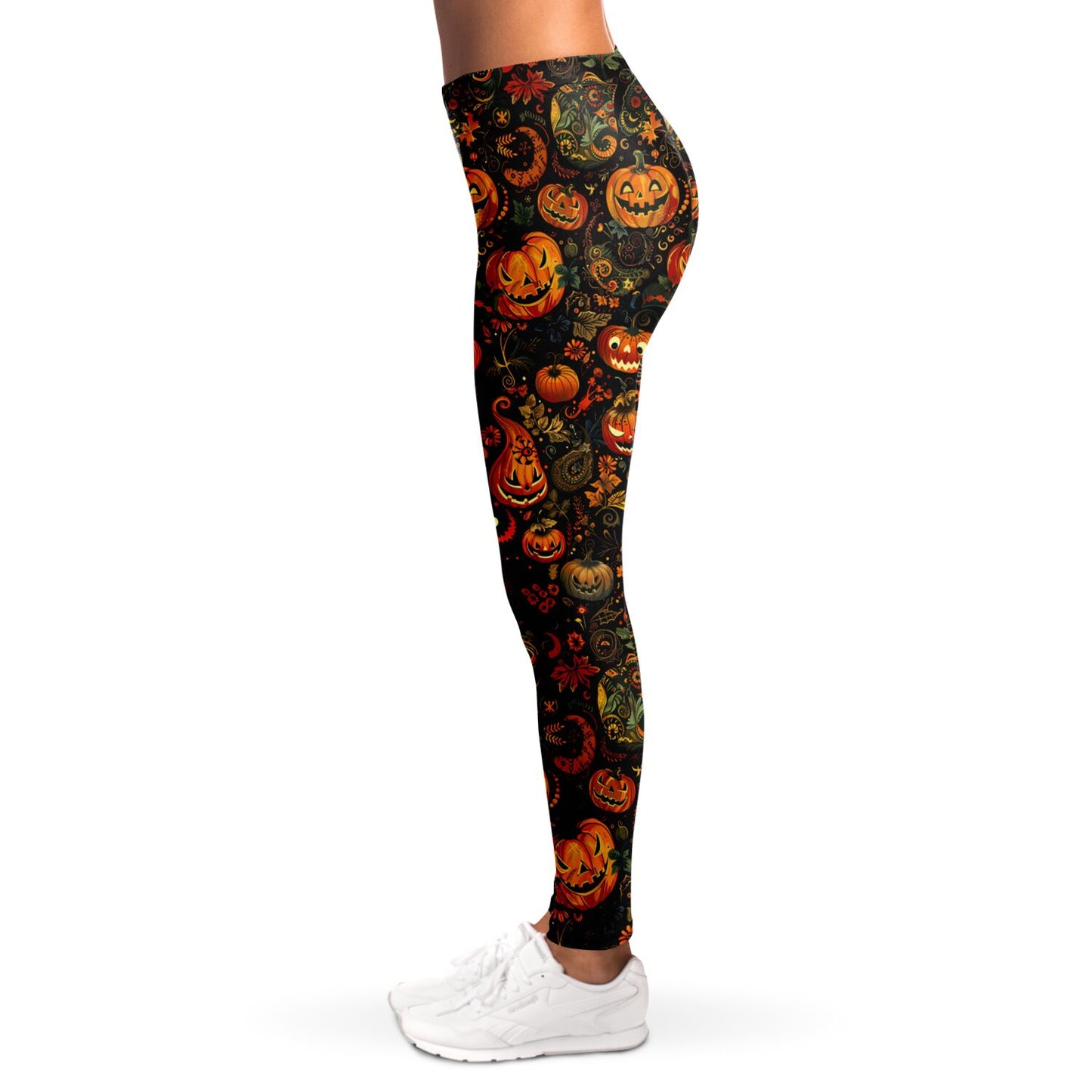 Pumpkin Paisley - Leggings AOP