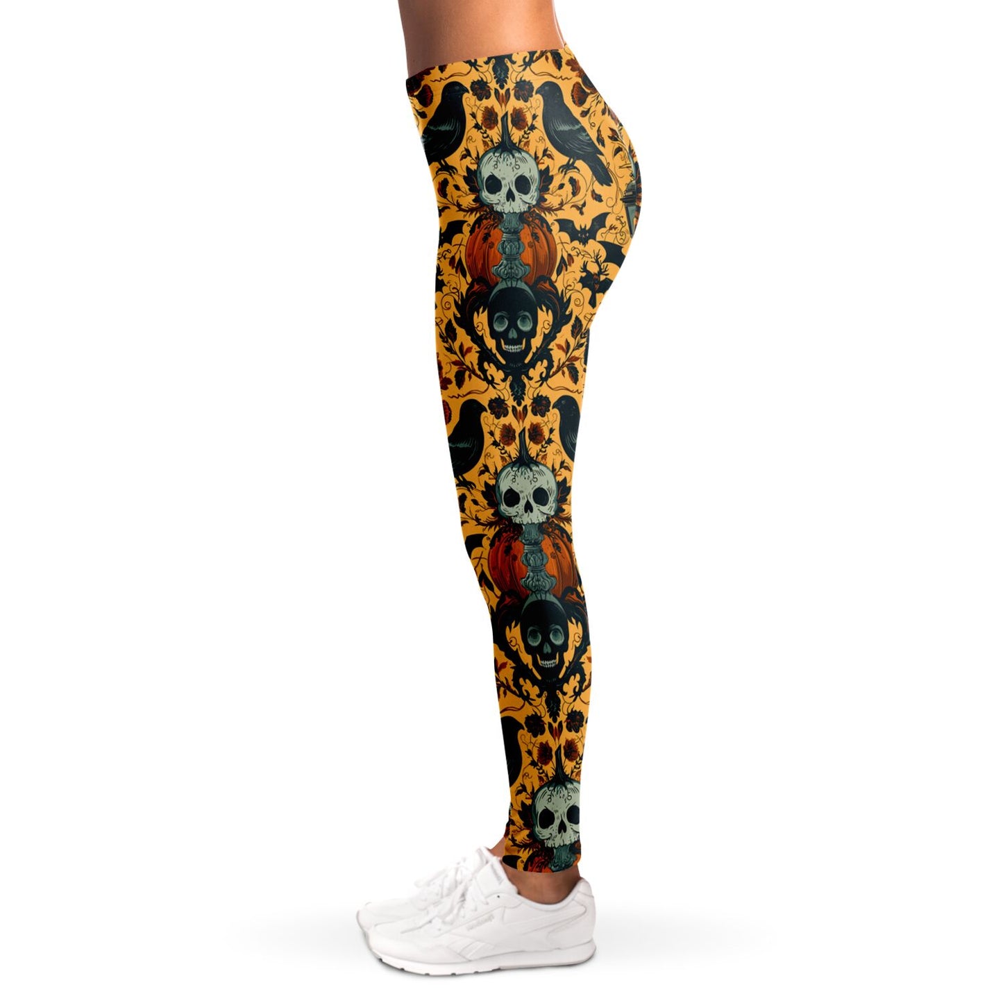 Symmetrical Halloween Antics - Leggings AOP