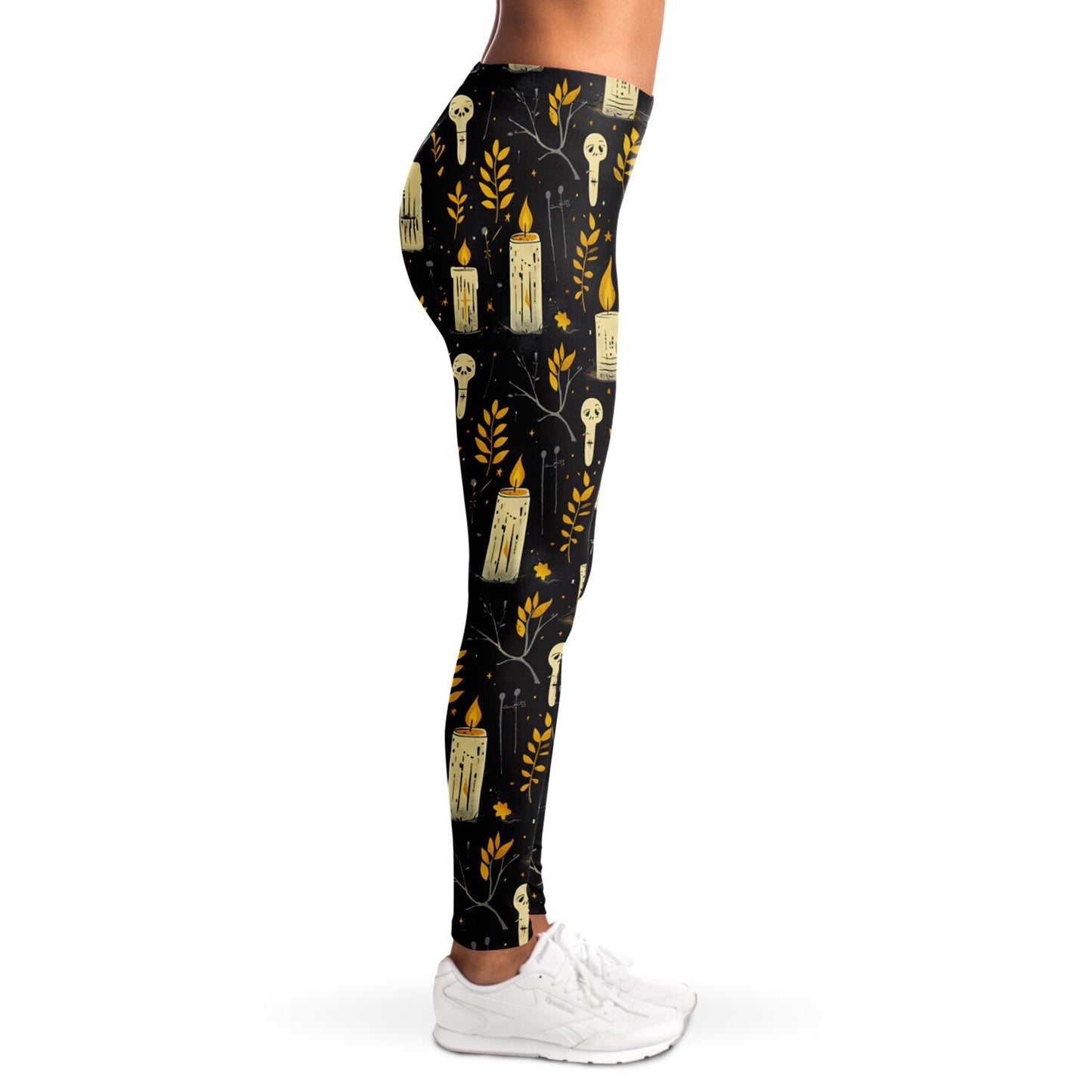 Candles and Skullchins - Leggings AOP