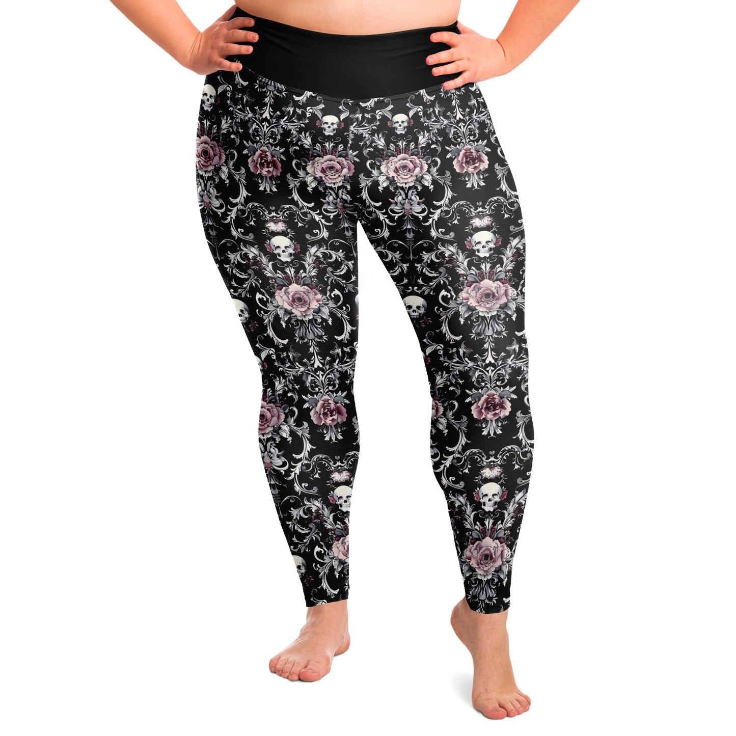 Pastel Goth - 2X - 6X Leggings - AOP