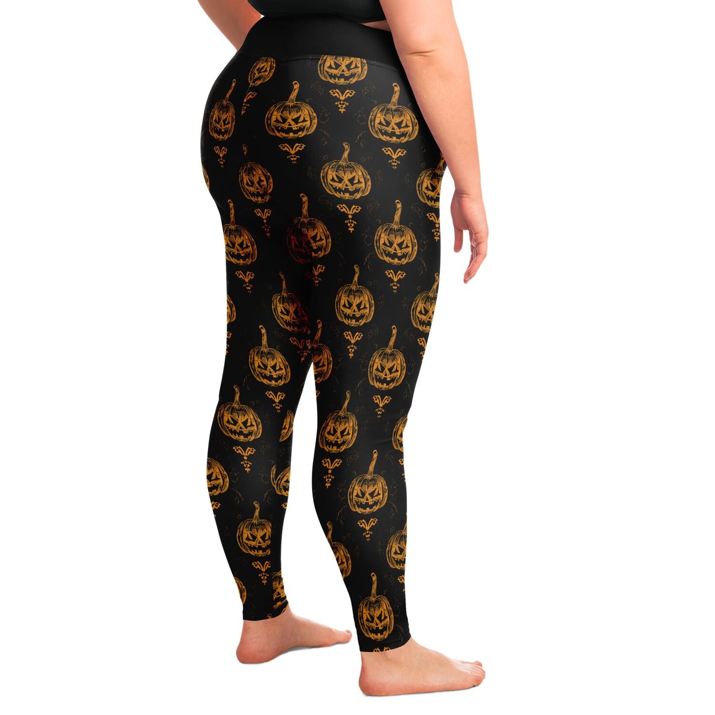 Devious Diagonal Jacks - 2X - 6X Leggings - AOP