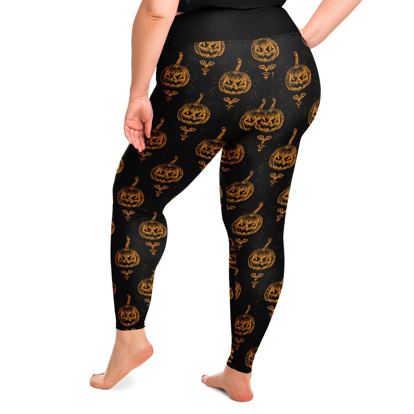 Devious Diagonal Jacks - 2X - 6X Leggings - AOP