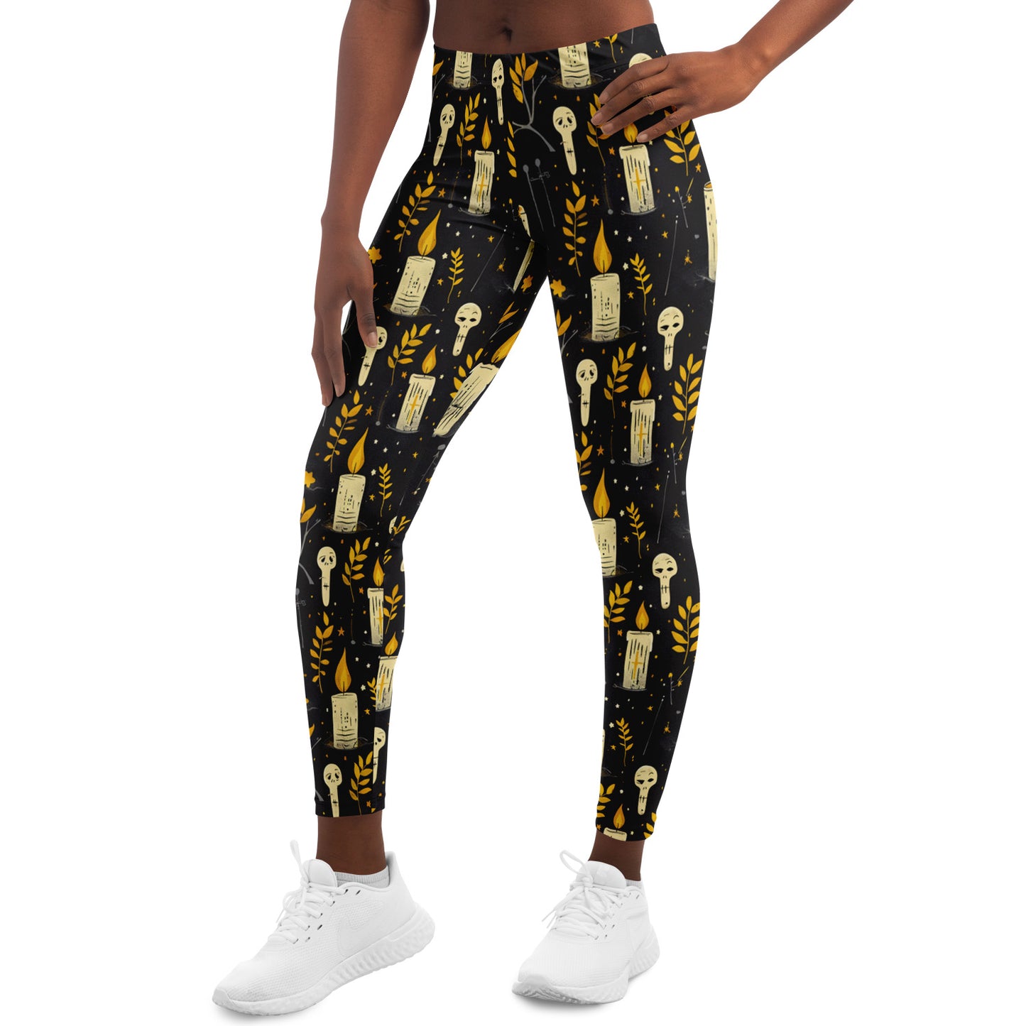 Candles and Skullchins - Leggings AOP