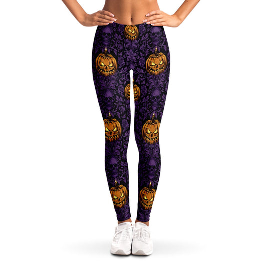 Bright Jacks, Dark Skulls - Leggings AOP