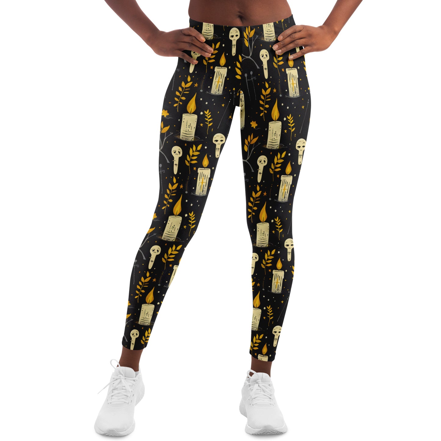 Candles and Skullchins - Leggings AOP