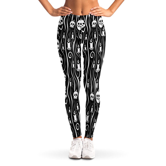 Candlesmoke Skullies - Leggings AOP