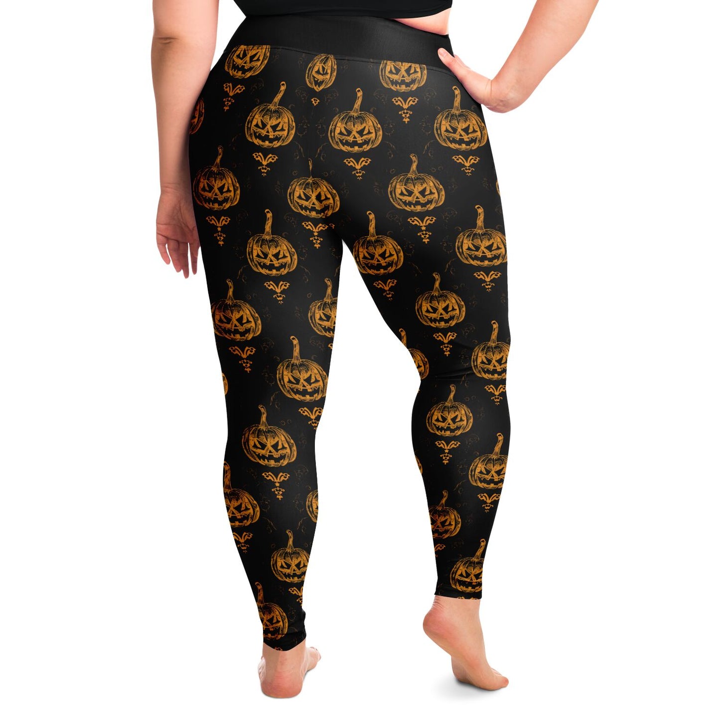 Devious Diagonal Jacks - 2X - 6X Leggings - AOP