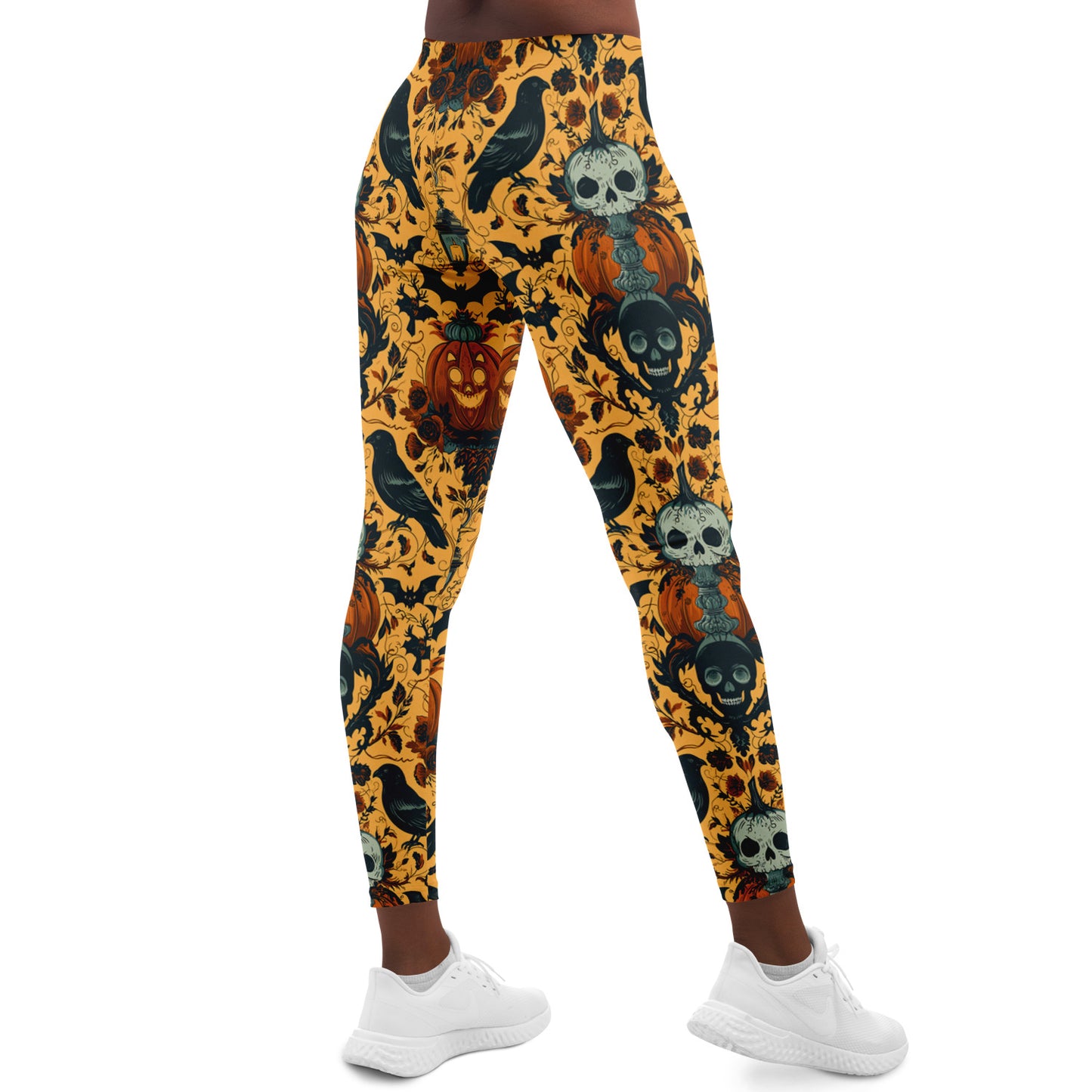 Symmetrical Halloween Antics - Leggings AOP