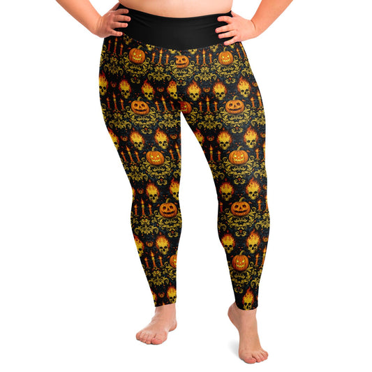 Candlejacks - 2X - 6X Leggings - AOP