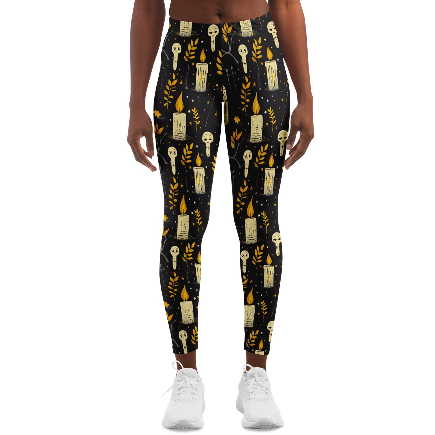 Candles and Skullchins - Leggings AOP