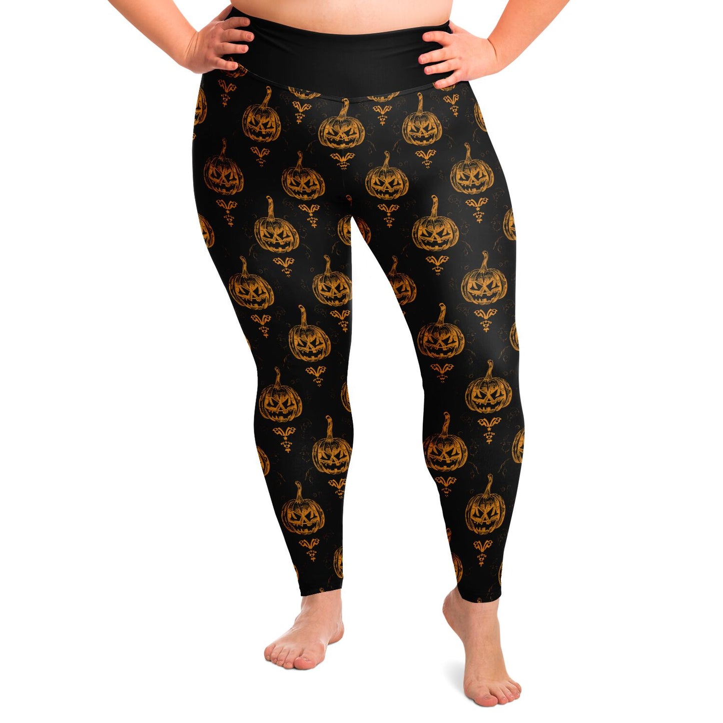 Devious Diagonal Jacks - 2X - 6X Leggings - AOP