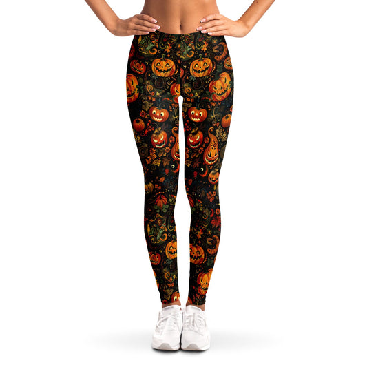 Pumpkin Paisley - Leggings AOP