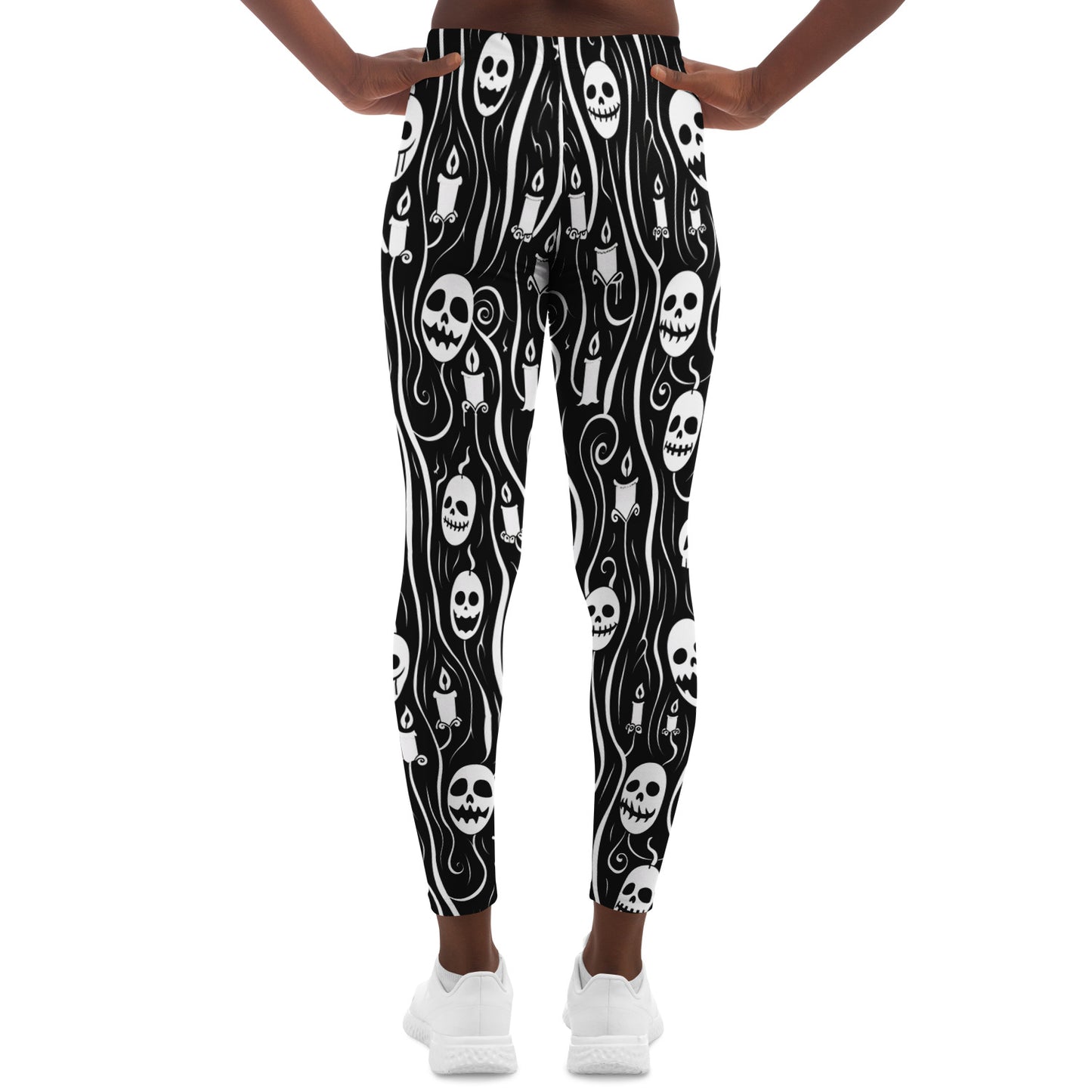 Candlesmoke Skullies - Leggings AOP