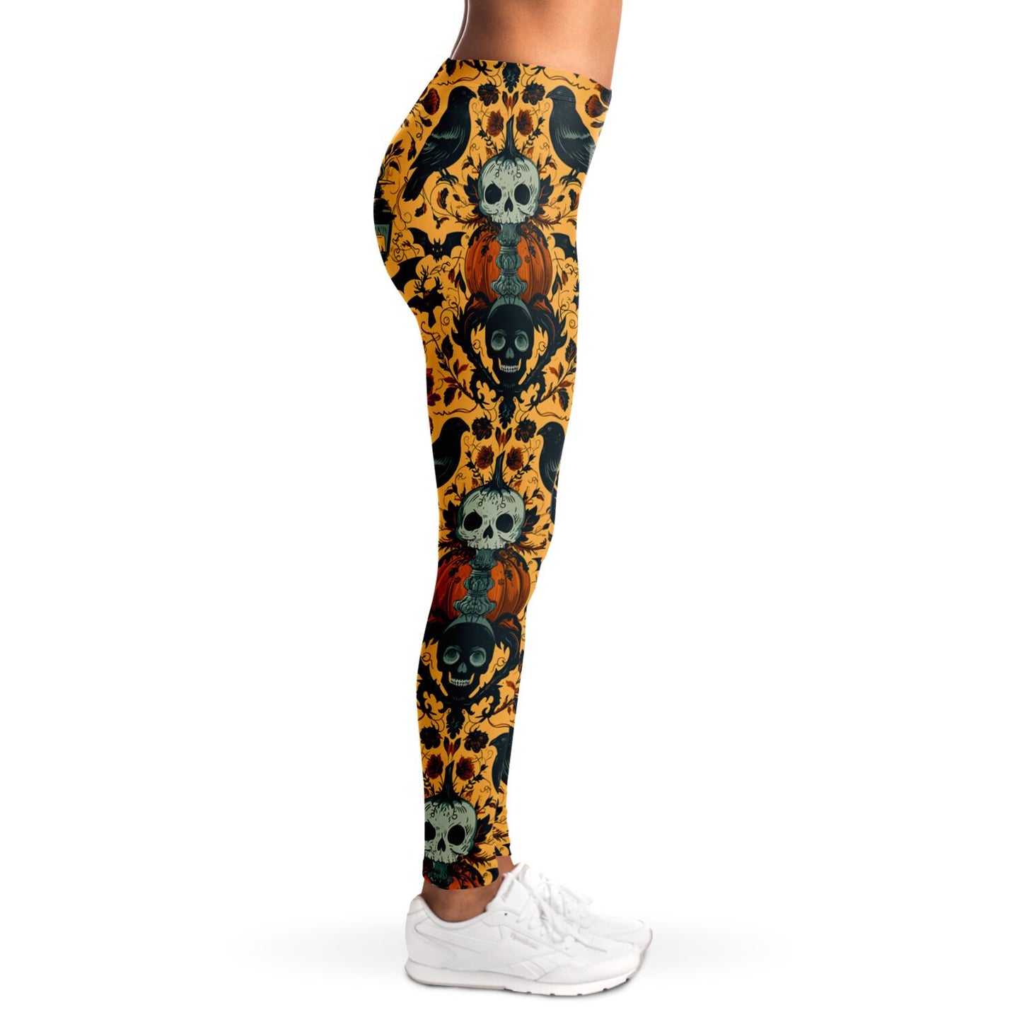 Symmetrical Halloween Antics - Leggings AOP