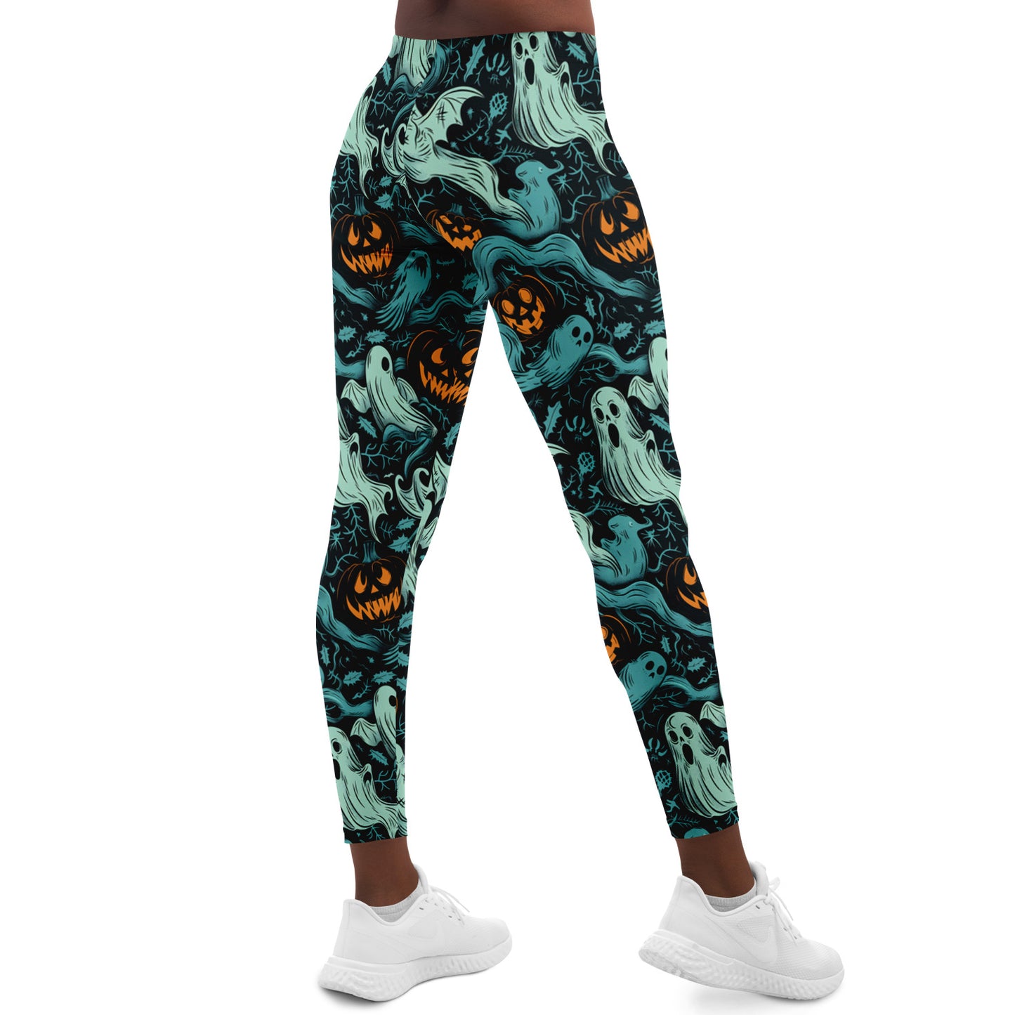 Ghost and Pumpkin Reunion - Leggings AOP